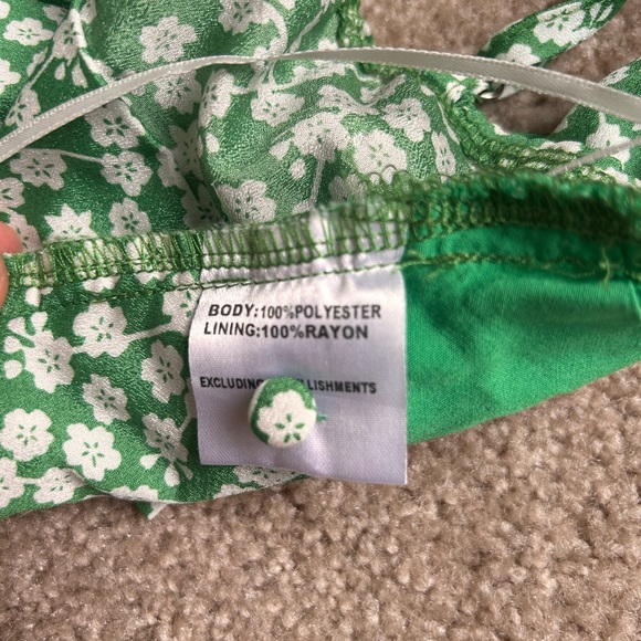 PRINCESS POLLY GREEN CROP TOP-0 - Picture 5 of 5